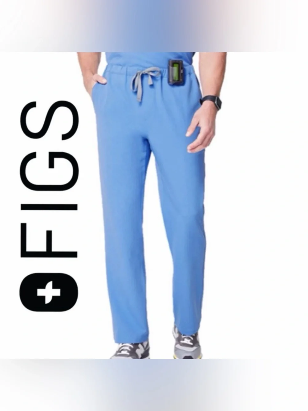 FIGS Pisco Men's Basic Scrub Pants Technical Collection Blue. Size XL